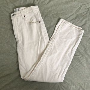 Abercrombie Ankle Straight High Rise